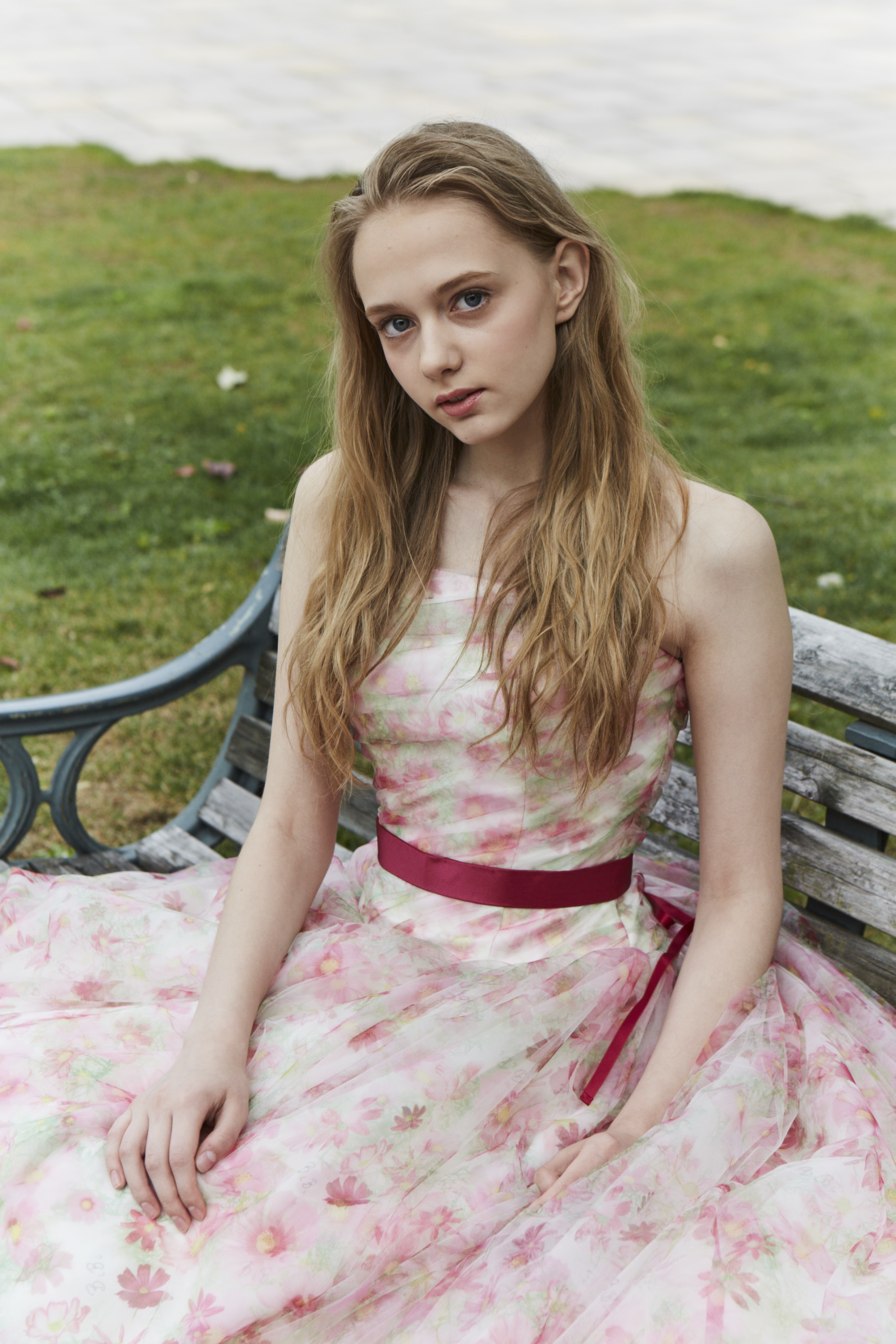 唯一無二のオリジナルドレス【BIBIクチュール・FLOWER DRESS－秋